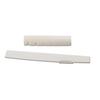 GuitarIvory Buffalo Bone Bridge Saddle And Slotted Nut For 6 String Acoustic