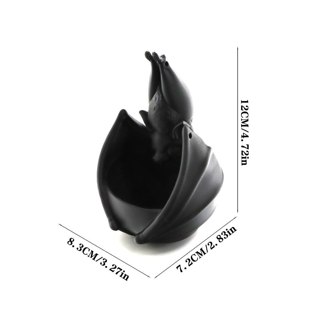 Plastic Hanging Bat Plant Pot Gothic Style Hanging Flower Pot Bat Hanging Planter Outdoor Garden