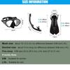 Diving Suit Diving Fins Snorkeling Mask Silicone Snorkel Three-piece Suit