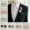 Elegant Cloth Organza Flower 3D Design DIY Handmade Brooch Handmade Hair Accessories Wedding