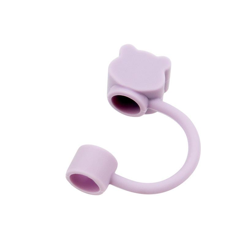 10mm Straw Covers Cap Reusable Silicone Straw Toppers For Stanley Cup Leak-Proof Dust Proof Straws Cover Tumbler Accessories