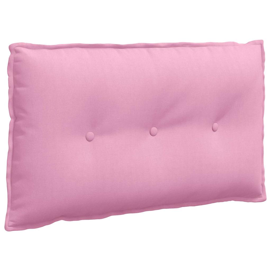 Back Cushion Pink 80 X 19 X 50 Cm Fabric