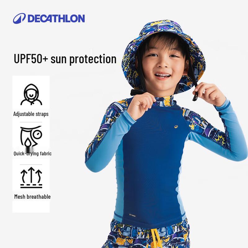 Decathlon Kids' UPF 50+ Sun Protection Hat