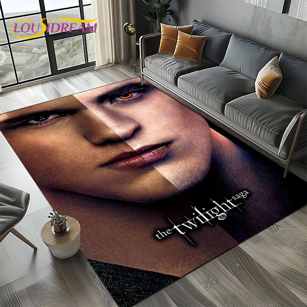 

Twilight Saga Series Edward Bella Movie Carpet Rug for Living Room Bedroom Home Sofa Decoration,Kids Area Rug Non-slip Floor Mat 40x60cm( 15x23in )