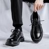 2024 Осінні чоловічі повсякденні шкіряні робочі туфлі в британському стилі 8215-R