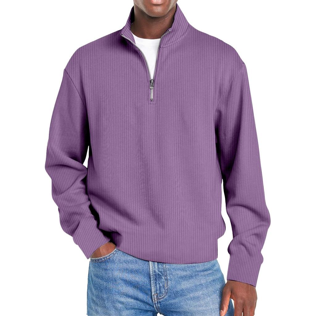 Men's Casual Pullover Lightweight Neck Sweatshirt Long Sleeve Shirts