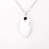 Natürlicher Schwarzer Onyx Edelstein 925 Sterlingsilber Schmuck Handgefertigt Hochzeit Anhänger PP-36-18