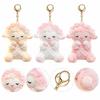 Polyester Filling Lamb Plush Keychain Curly Fur Lamb Keyring Cute Sheep Bag Charm  Key Accessories