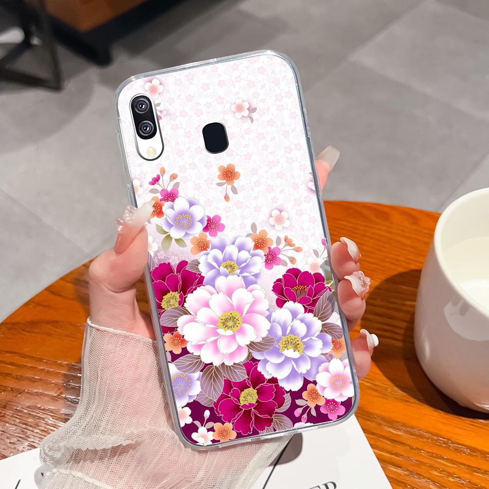 For Samsung Galaxy A40 A41 Phone Case Simple Creative Clear Back Cover For Samsung A 40 A 41 Soft TPU Silicone Anti Drop Fundas