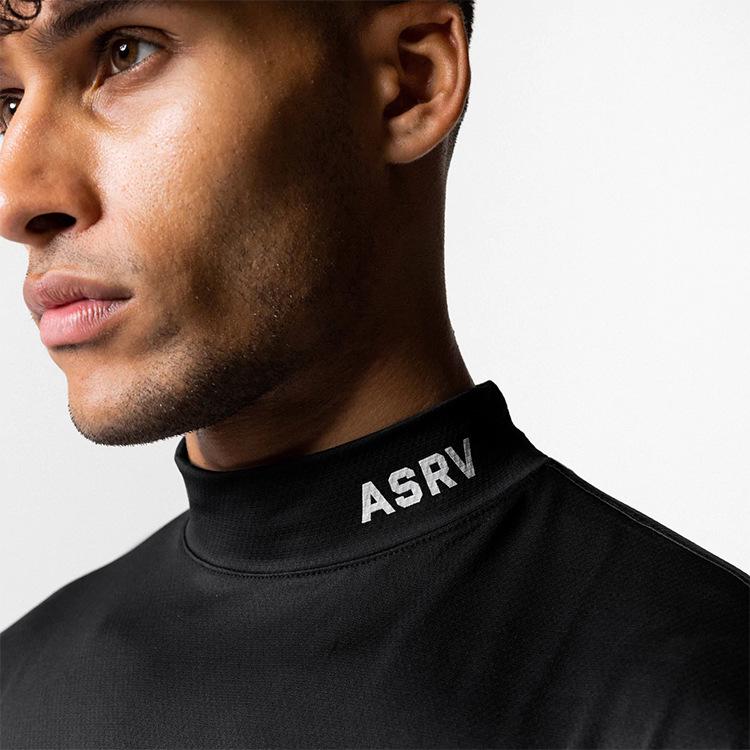 Men's Quick-Dry Long-Sleeve Half-Collar Sports Tee
