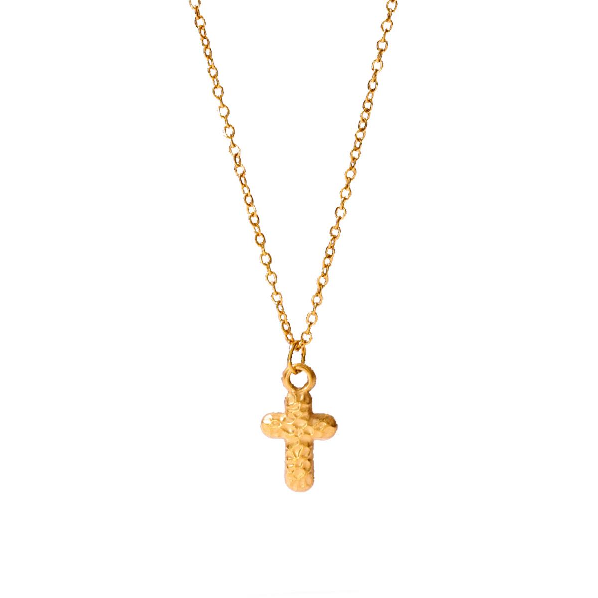 

Vintage Tiny Cross Necklaces For Women Men Stainless Steel Cross Pendant Necklace Wedding Christmas Religion Jewelry Gift 45cm