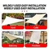 Waterproof Tarp 2*2 4*4 6*6 3*3*3m Large Sunshade Sail Oxford Cloth Anti-UV Tarpaulin Camping Rain Awning Outdoor Sun Shade Sail