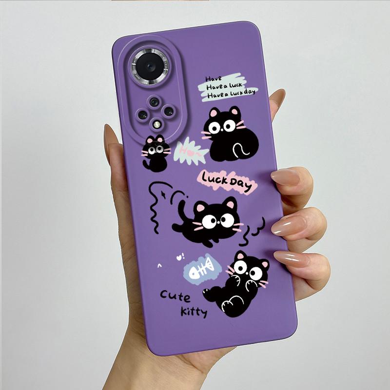 For Huawei Nova 9 / Honor 50 Phone Case NAM-LX9 NTH-NX9 Soft Silicone Sweet Painted Protective Back Cover Cute Printed Casing
