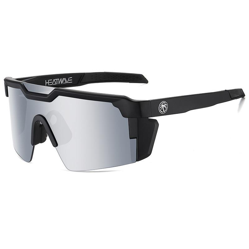 Lunettes de cyclisme Heatwave Z87 HW09 Lunettes de soleil tendance pour sports de plein air Lunettes de sécurité Verres résistants aux rayures Pour le travail