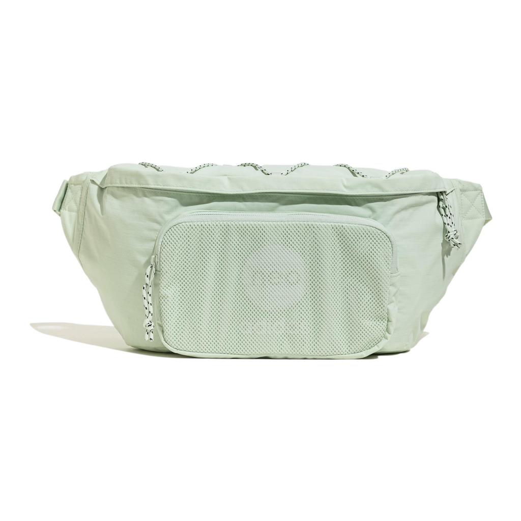 New Adidas Neo Recycled Polyester One Shoulder Crossbody Fanny Pack Regular Unisex Green IN3495