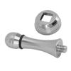 Fishing Reel Balance Rod Anti Collision Aluminum Alloy Weighted Balance Rod Fishing Accessory Silver