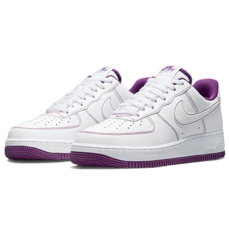 Nike Air Force 1 '07 'Contrast Stitch   White Viotech' Sneakers CV1724-105
