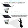 4G Solar-Powered V380 Surveillance Camera: 6MP, Waterproof, Outdoor, PTZ.