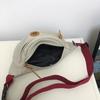 Einfache sportliche trendige Marken-Brusttasche, die gleiche Tasche für Männer und Frauen, Schüler-Bauchtasche, Nischen-Umhängetasche mit großem Fassungsvermögen, Umhängetasche für Damen