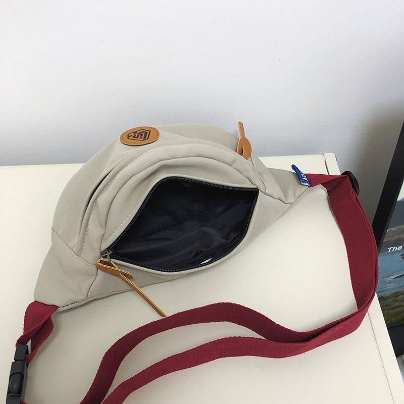 Einfache sportliche trendige Marken-Brusttasche, die gleiche Tasche für Männer und Frauen, Schüler-Bauchtasche, Nischen-Umhängetasche mit großem Fassungsvermögen, Umhängetasche für Damen