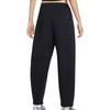 Nike Pantaloni Larghi da Donna in Pile Moderno a Vita Media Neri HV1965-010