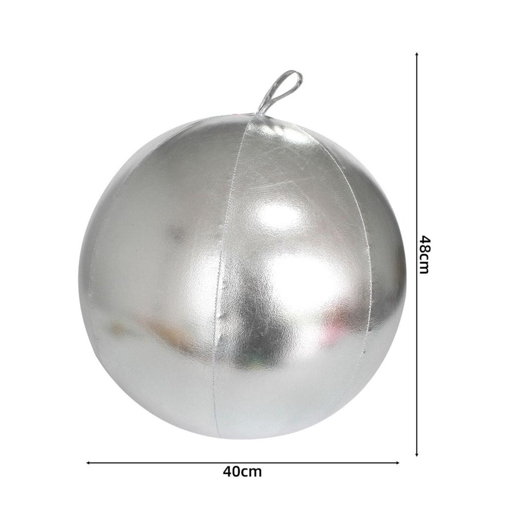 Christmas Inflatable Ball Large Blow up Ball Hanging Ball Garden Decoration Xmas Ball for Front Door Pool Yard Lawn Holiday