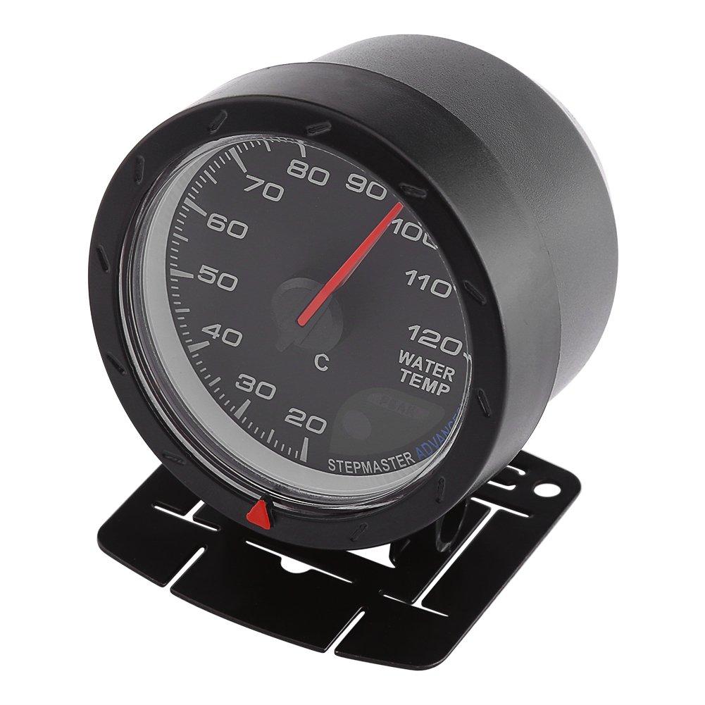 Temperaturanzeige, Universelle Digitale Blaue LED Temperatur Temperaturanzeige 20-120℃ Bereich Messgerät Auto Rennauto