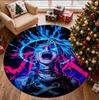 Jinx Pattern Round Rug, Indoor/Outdoor Mat, for Picnic, Gameroom, Bedroom, Office, Living Room, Home Decor Carpet, Birthday Gift