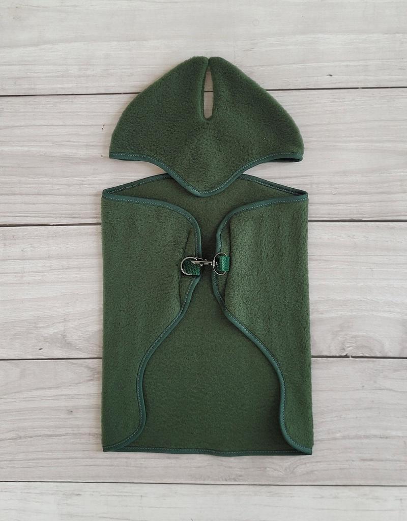Hobby Horse A4 Set: Blanket + Earmuffs - Bottle Green