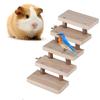 5 Layers Natural Wood Hamster Ladder Parrot Toy Climbing Stairs Pet Toys Gift Cage Accessories