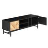 TV Cabinet, TV Table with Versatile Storage Space, TV Cabinet with Stable Metal Legs