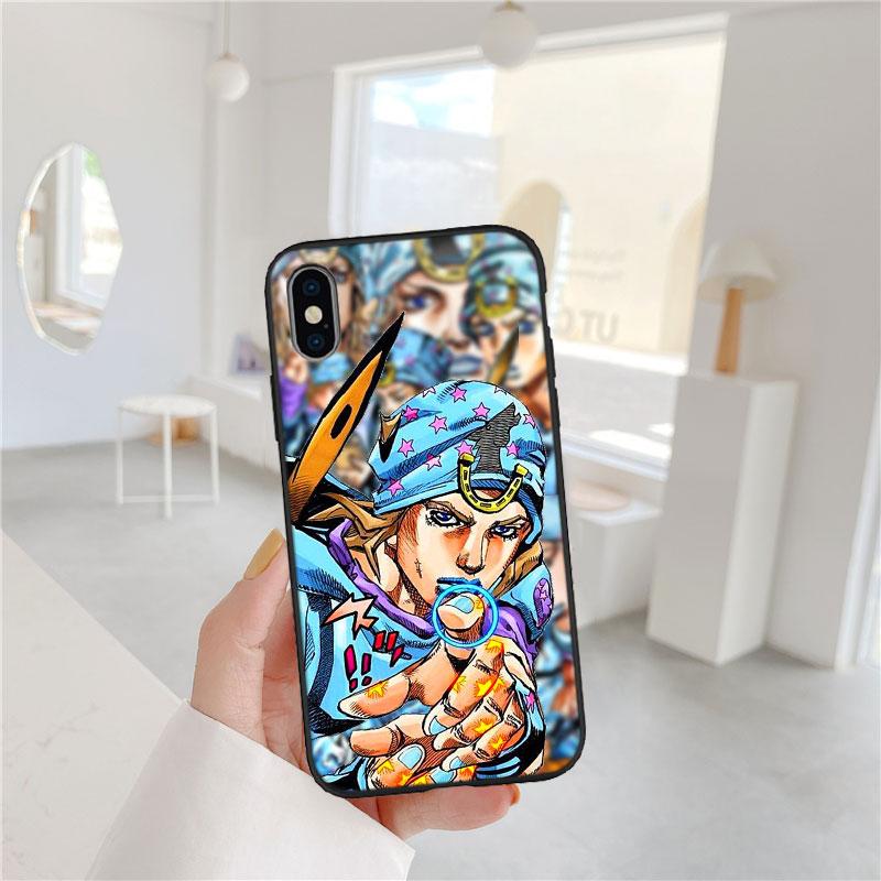 LO56 JoJos Bizarre Adventure Soft Shell Phone Case for Xiaomi Poco C40 C50 C51 C55 C65 C71 C75 F3 F5 F6 F7 M2 M3 Pro Ultra