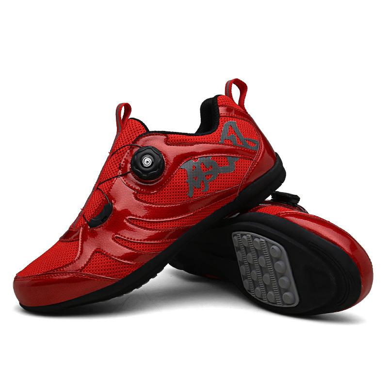 Велообувь Мужская спортивная обувь для активного отдыха на плоской подошве Велосипедная обувь без фиксации Повседневная модная дорожная обувь 36