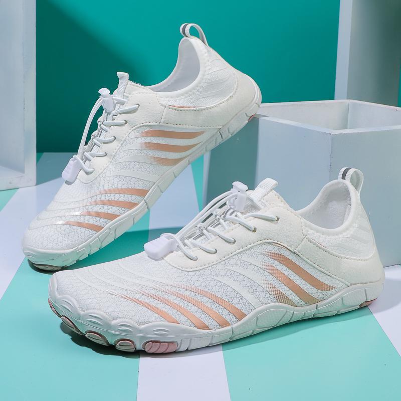 Damen Strandschuhe Neu Weiß Wandern Schwimmen Fitness Strapazierfähig Enganliegend Starker Halt Paare Lässig Outdoor Bachwander-Schuhe