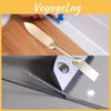 New Angle Glass Glue Scraper Stainless Steel Putty Knife With Chromium Vanadium Steel Body