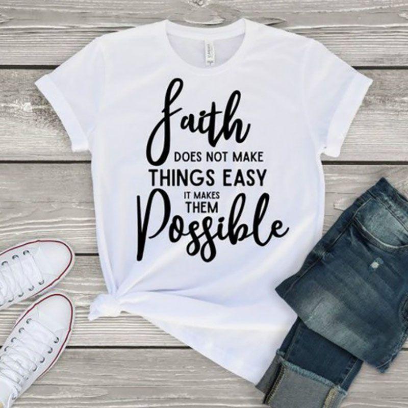 Stylish And Comfortable Women Summer Fashion Christian T-shirt Casual Plus Size