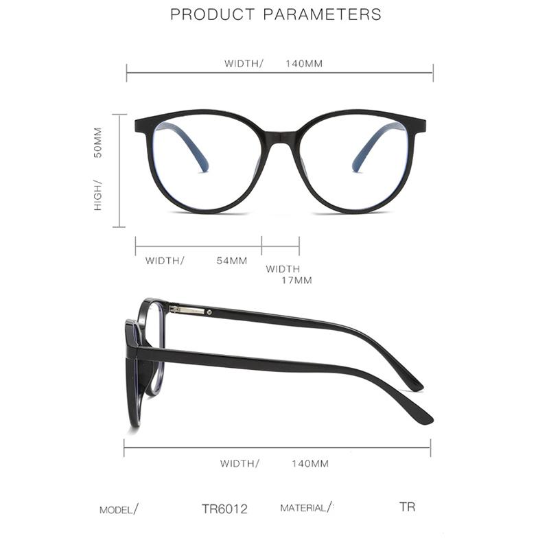 Anti-blue Light Glasses Exquisite Round Eyewear Women Men Luxury Eyeglasses Blue Light Blocking Man Lady Computer Eyeglas