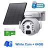 SHIWOJIA 3K 5MP 4G SIM Panel Security PTZ Night Vision PIR Human Detection Surveillance Solar Battery Camera