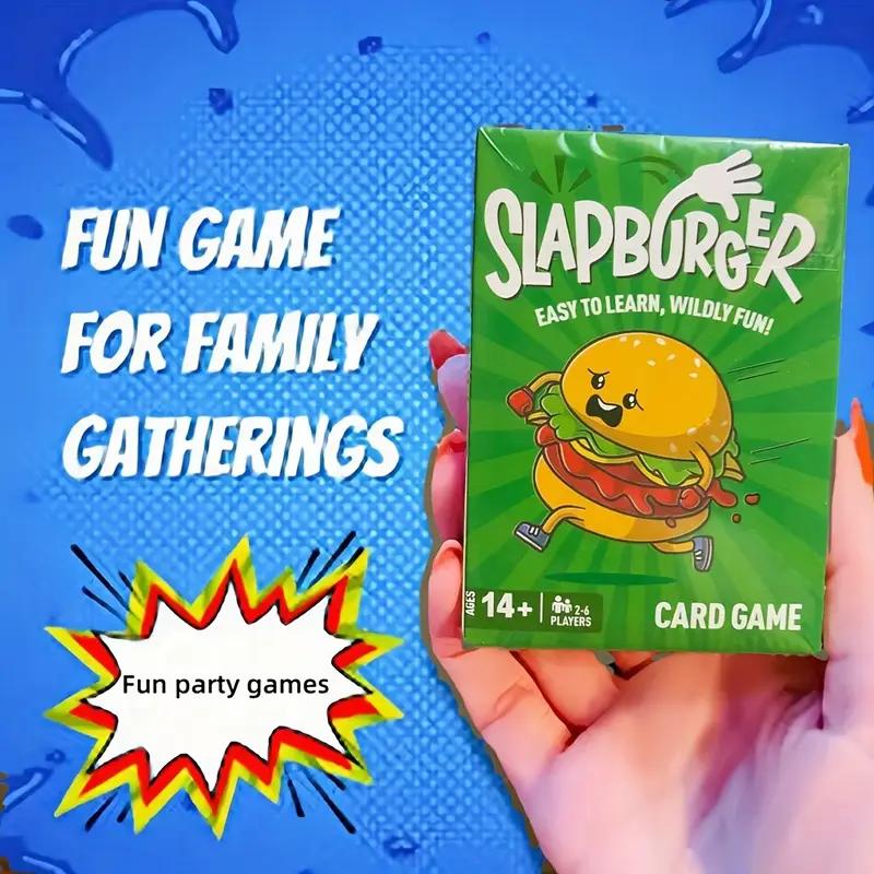 SLAP BURGER - A Fast-Paced Strategic Card Game, Ideal for Family and Party Entertainment
