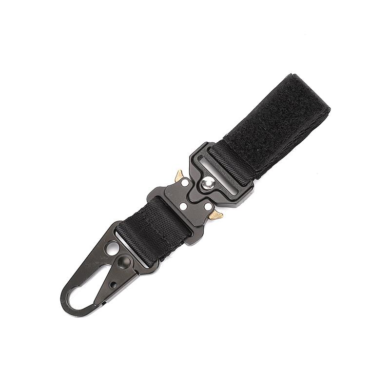 GINA EDC Ausrüstung Schnellverschluss Schlüsselanhänger Clip Taktischer Multifunktions-Gürtel Karabiner Haken Riemenclip für Camping Wandern Schlüssel