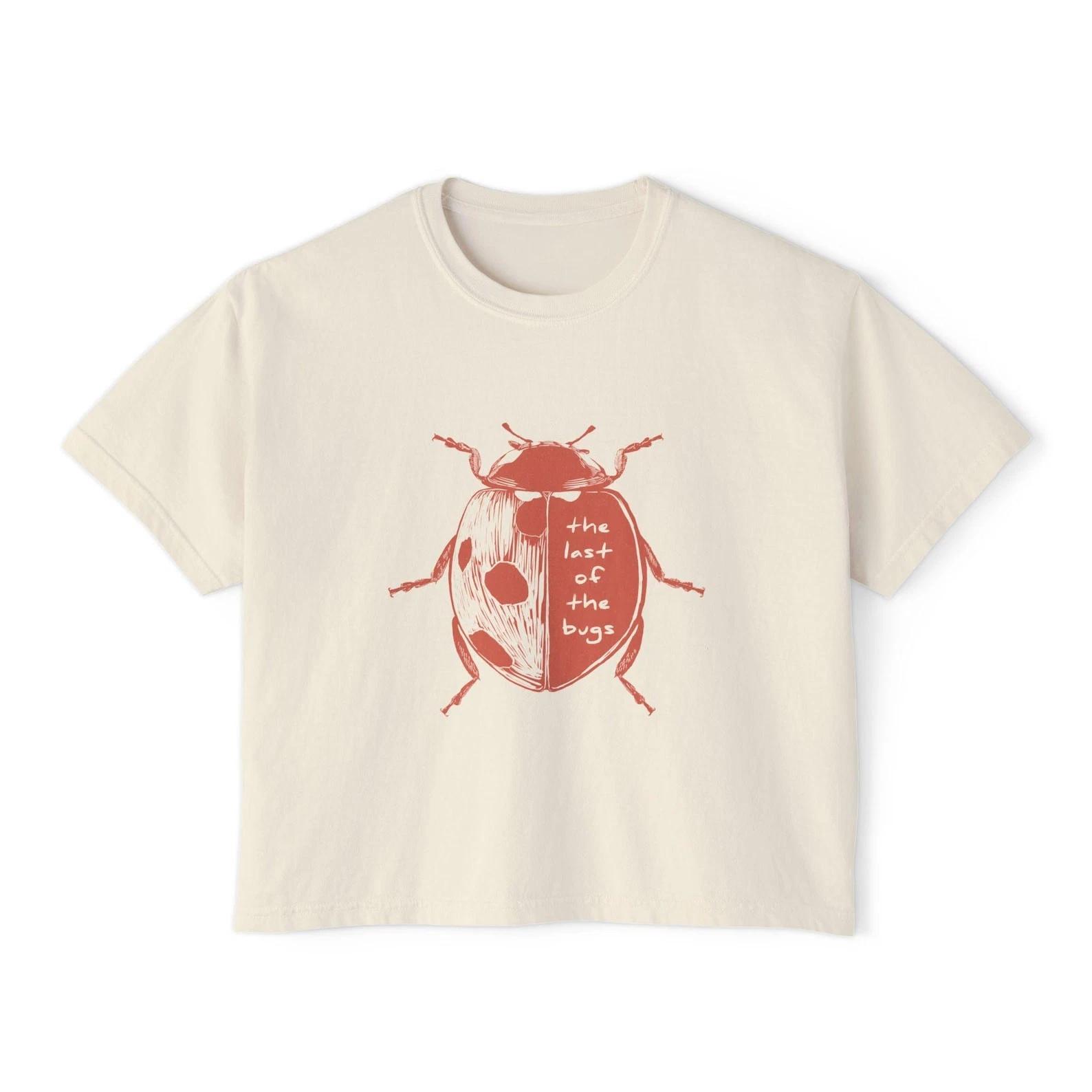 The Last Of The Bugs Ladybug Shirt - Women s Boxy Tee - Slightly Cropped Tee 2XL