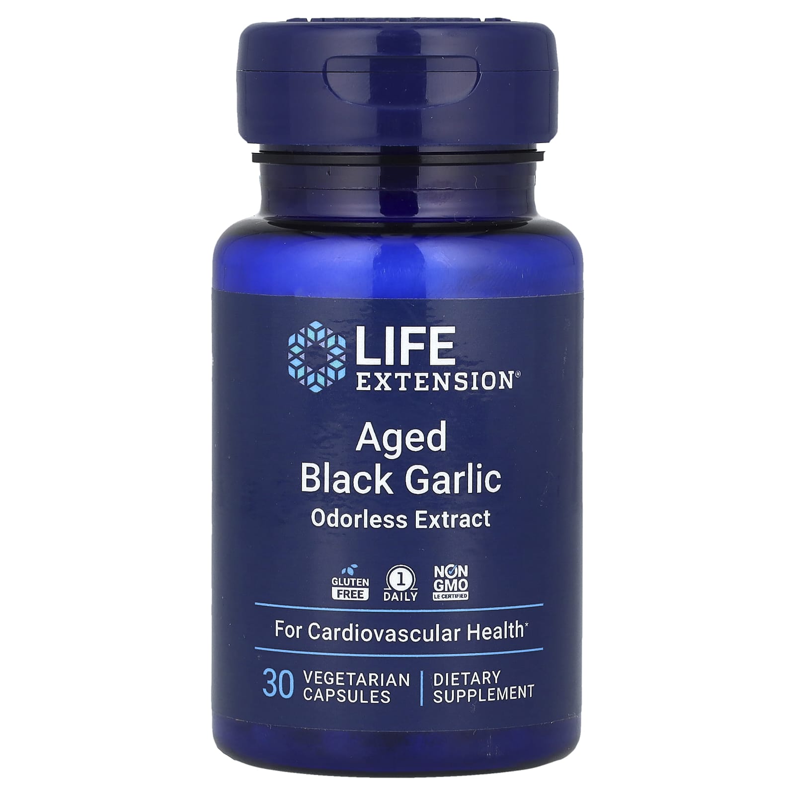 

Aged Black Garlic, Veggie Capsules 30 (500Mg per Capsule)