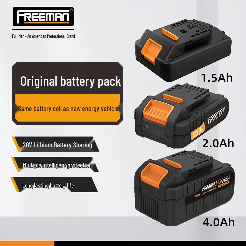 FREEMAN 20V 5.0Ah Lithium-Ion Battery CN plug (adapter included)