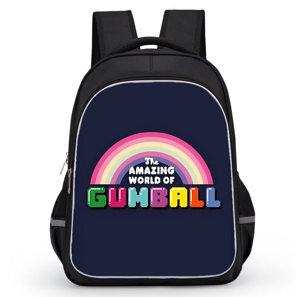 The Amazing World Of Gumball High Definition Printed Anti-Hunchback Wear-Resistant Schoolbag