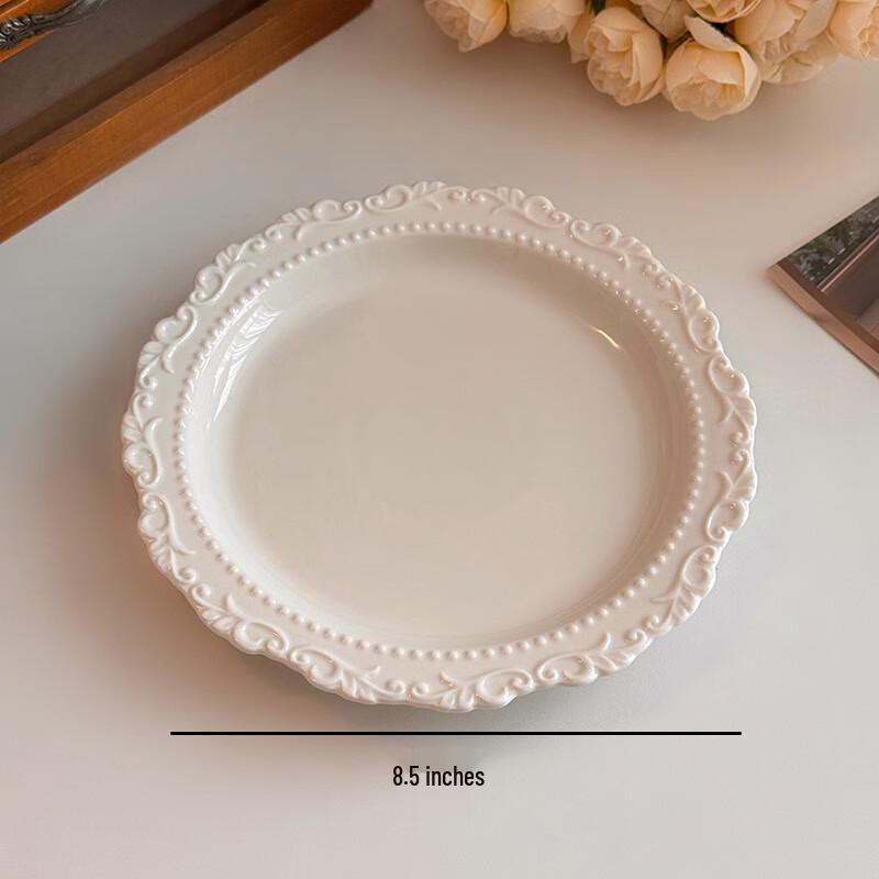 

LISM Французька рельєфна керамічна обідня тарілка