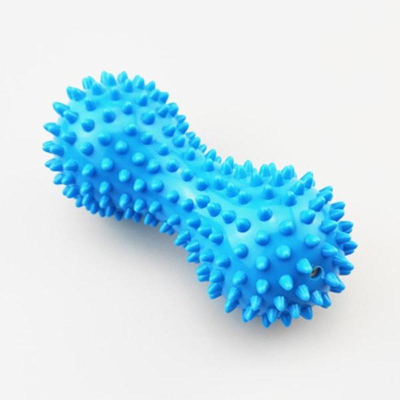 PVC Peanut Shape Massage Yoga Fitness Ball Stress Relax Body Spiky Massager