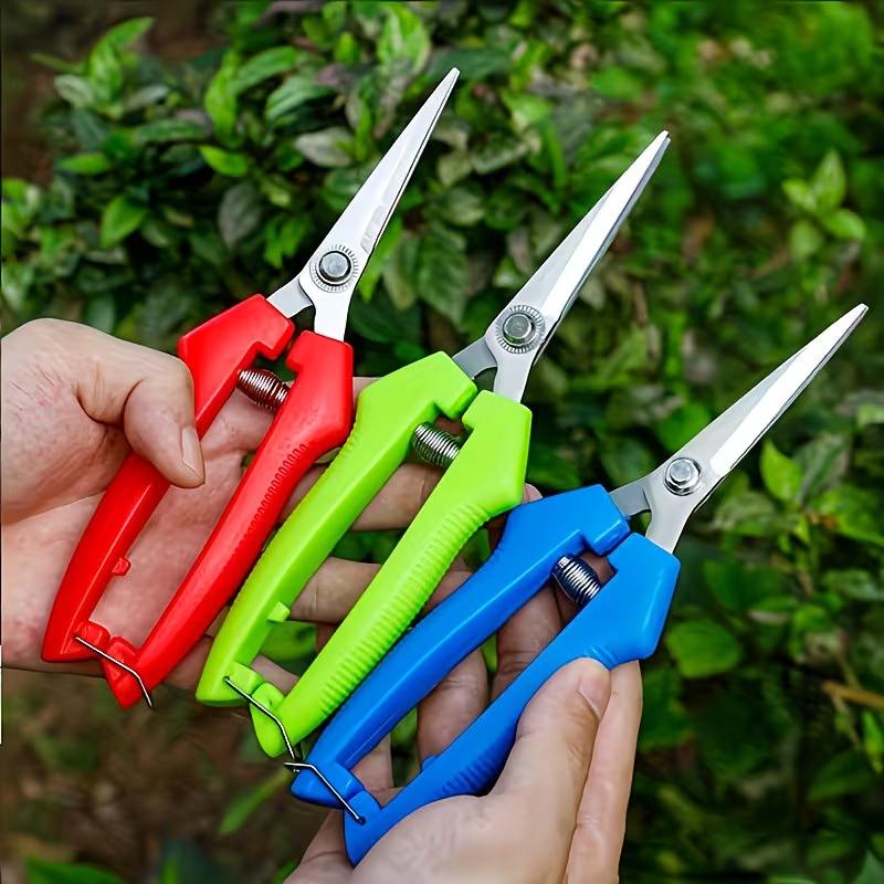 Mini Pruning Shears Garden Scissors for Indoor Plants, Sharp Stainless Steel Flower and Bonsai Trimming Tool for Houseplant Care and Gardening