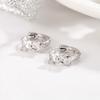 Bow Zircon Earrings, Earrings, Women's Niche High-end Design, Fashionable and Sweet Earrings.