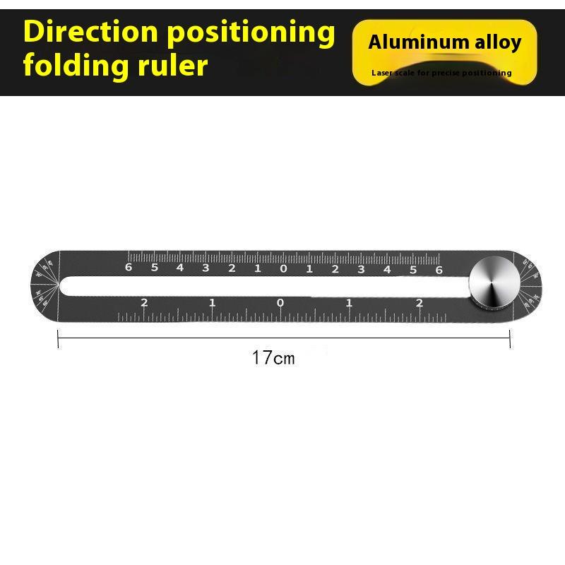 Six-fold Ruler Multifunctional Universal Folding Ruler Tile Opening Positioner Hexagonal Woodworking Rulers