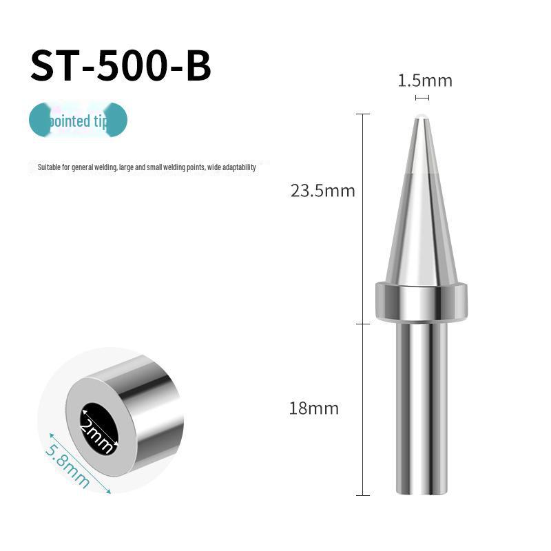 

Универсальные высокочастотные паяльные жала 205H: Острые, подковообразные, ножевые и плоские головки для серии 500